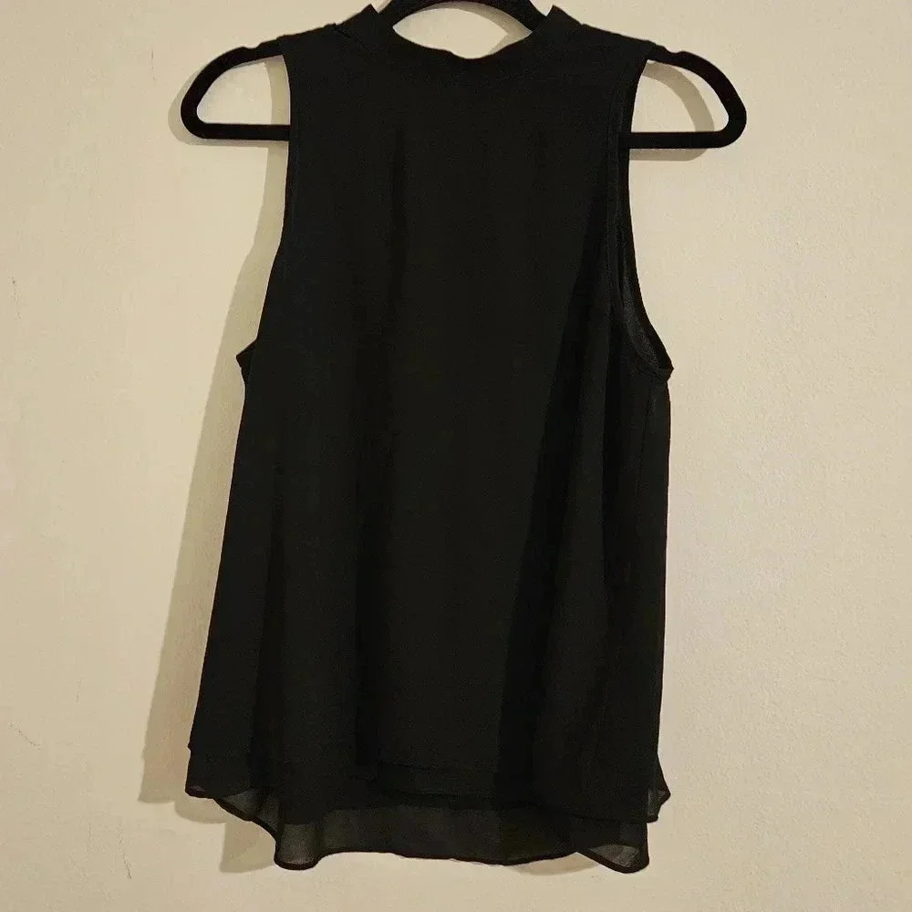 Naked Zebra Semi Sheer Chiffon Blouse